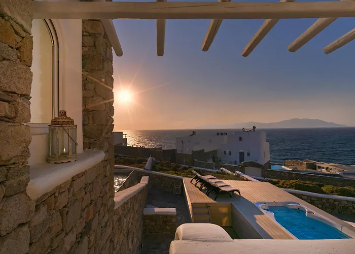 The Mykonian Sunset - 10min From Town * Agios Ioannis Diakoftis