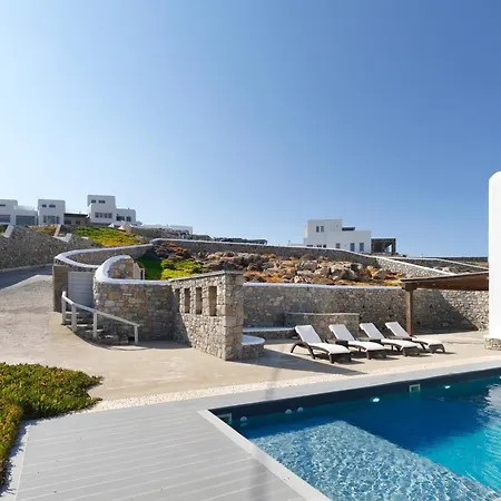 New!! The Mykonian Sunset - 10min From Town Villa