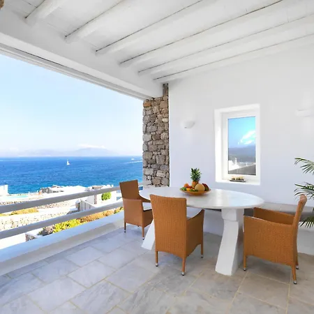 New!! The Mykonian Sunset - 10min From Town Villa *