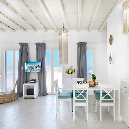 New!! The Mykonian Sunset - 10min From Town