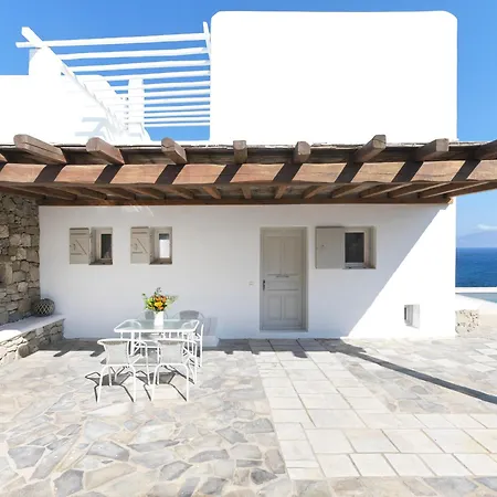 New!! The Mykonian Sunset - 10min From Town Villa *