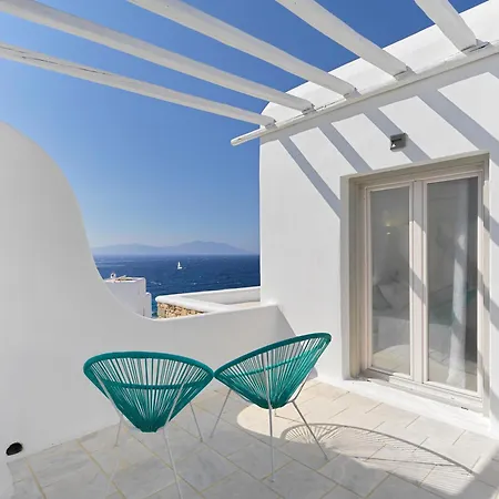 New!! The Mykonian Sunset - 10min From Town Villa *