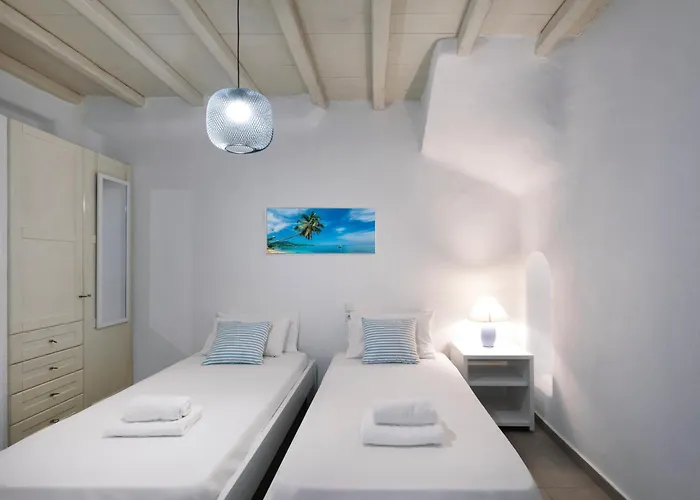 New!! The Mykonian Sunset - 10min From Town Villa *