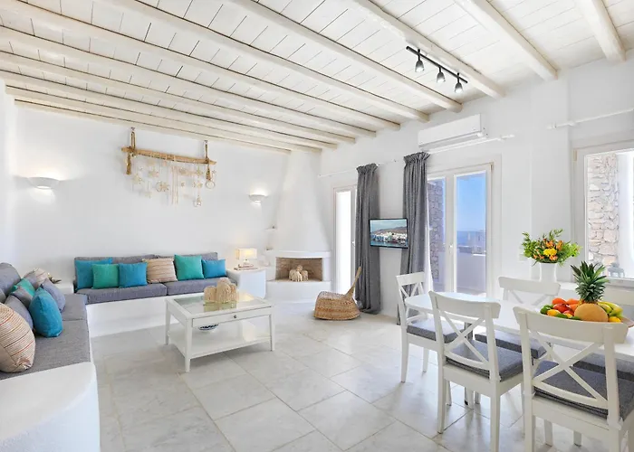 New!! The Mykonian Sunset - 10min From Town Agios Ioannis Diakoftis