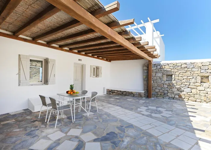 New!! The Mykonian Sunset - 10min From Town Villa *