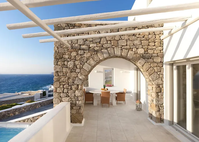 Βίλα New!! The Mykonian Sunset - 10min From Town *