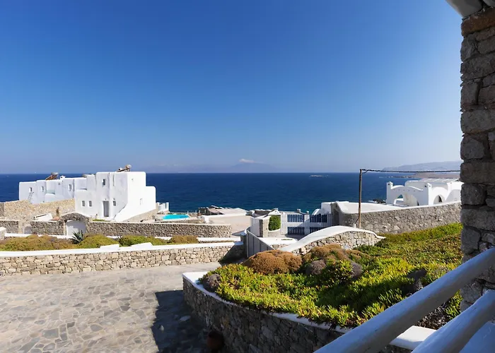 New!! The Mykonian Sunset - 10min From Town Βίλα Agios Ioannis Diakoftis